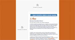 Desktop Screenshot of maisonpourfemmesimmigrantes.com